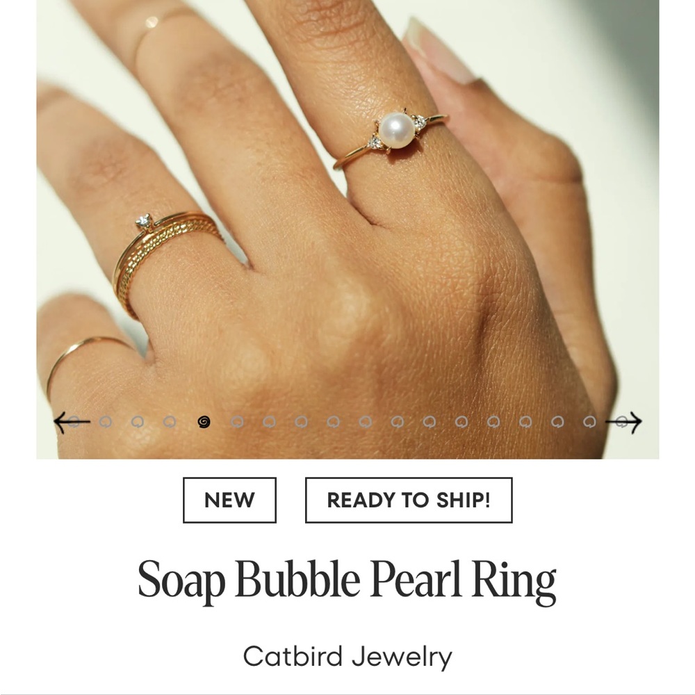 ISO Catbird Soap Bubble Ring